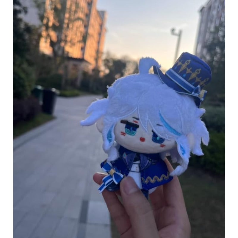 Anime Plush Keychain, 4"/10cm Cute Chibi Plush Figure for Genshin Fans - Soft Friend