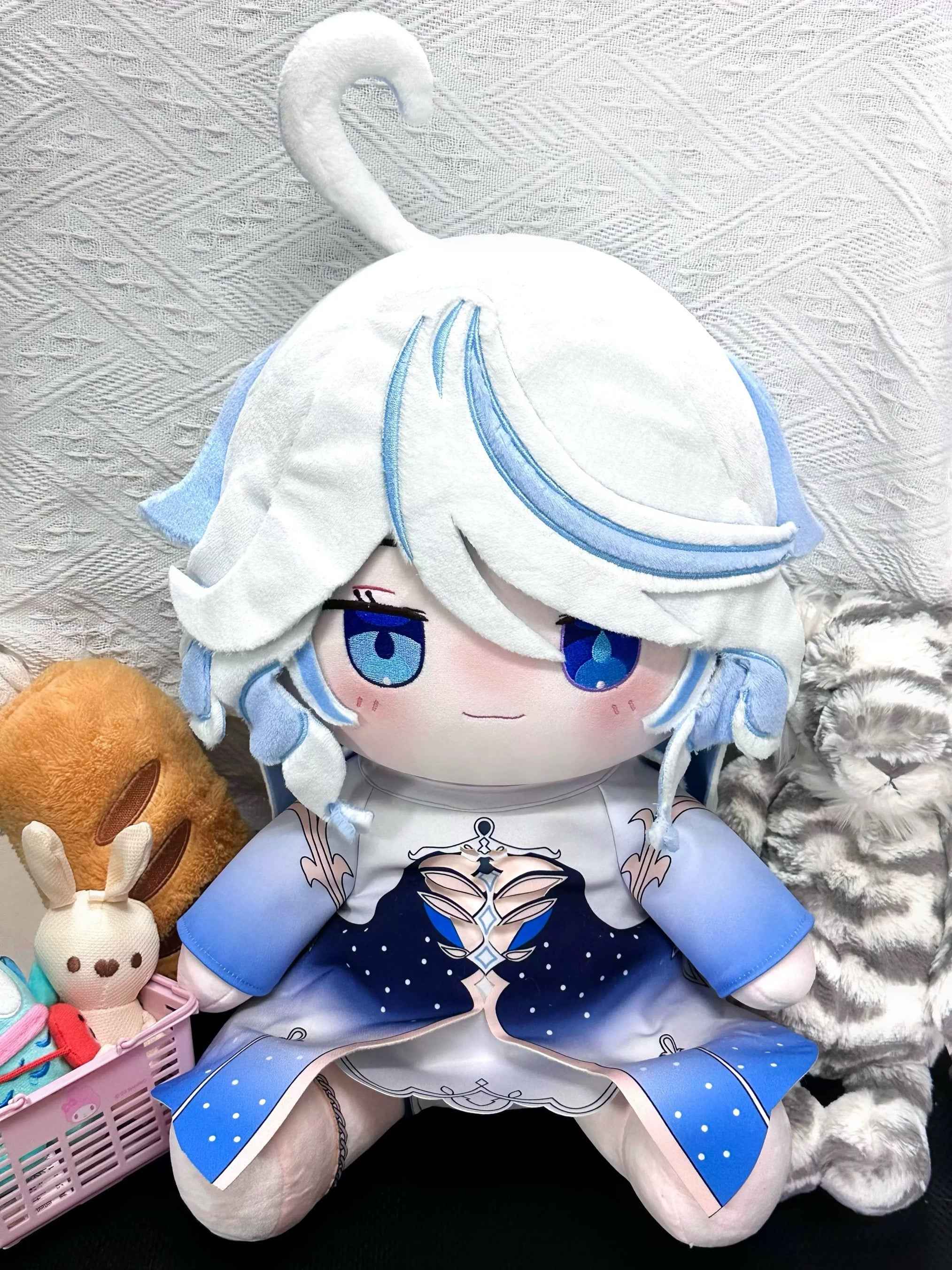 Genshin Impact Plushies Staring Furina Focarlors Forcalos 40cm Plush Doll