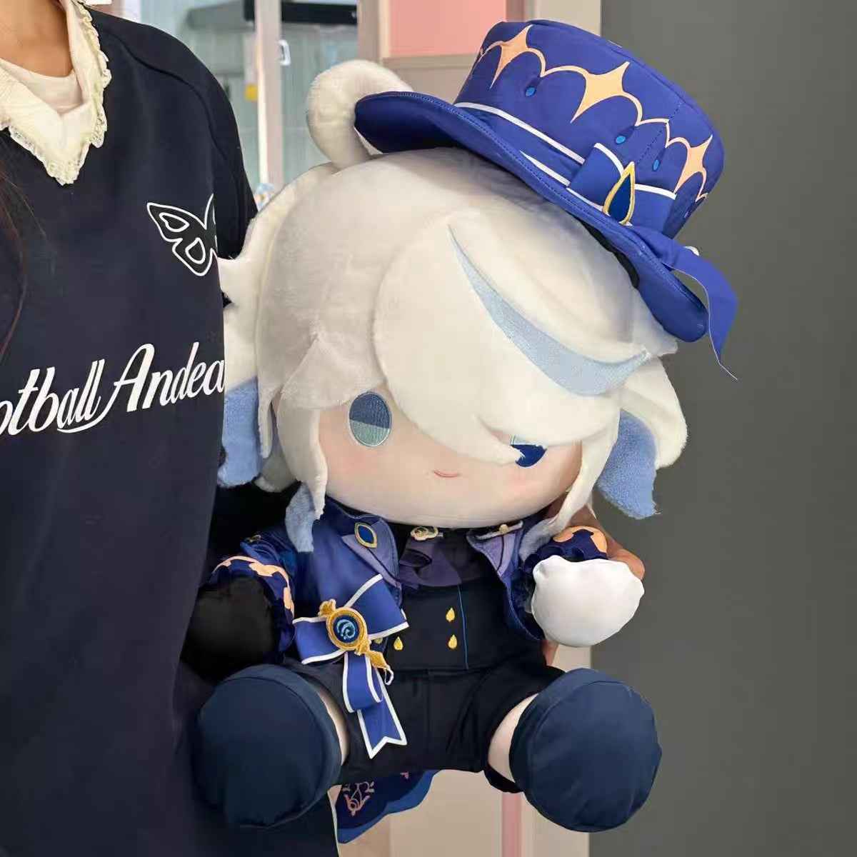 Genshin Impact Plushies Staring Furina Forcalors 40cm Plush Doll