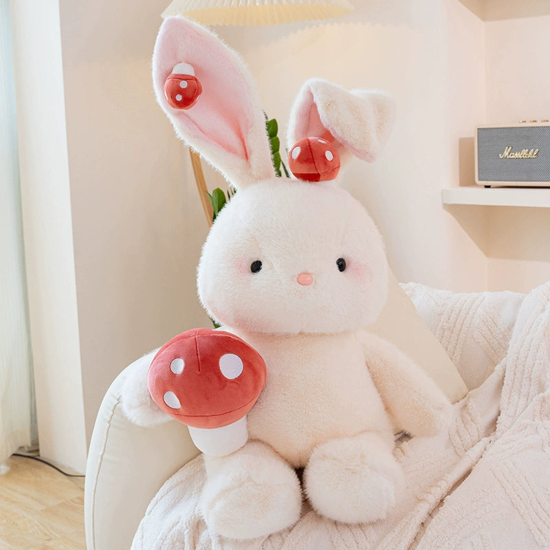 Mushroom Rabbit Stuffed Animal Kawaii Plush Toy - Soft Friend