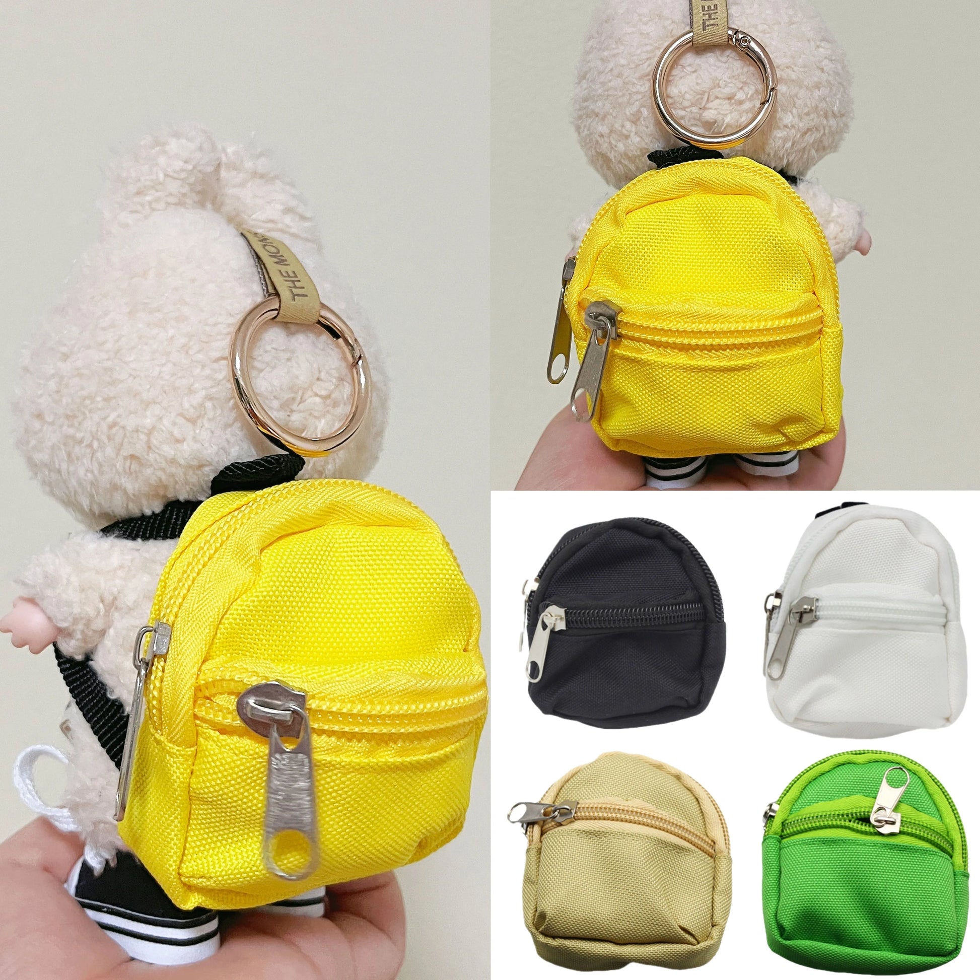 Travel Backpack Labubu Clothes | Handmade Labubu Outfit - Soft Friend