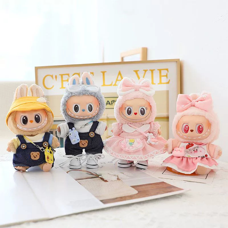 Pink Baby Labubu Clothes | Handmade Labubu Outfit - Soft Friend