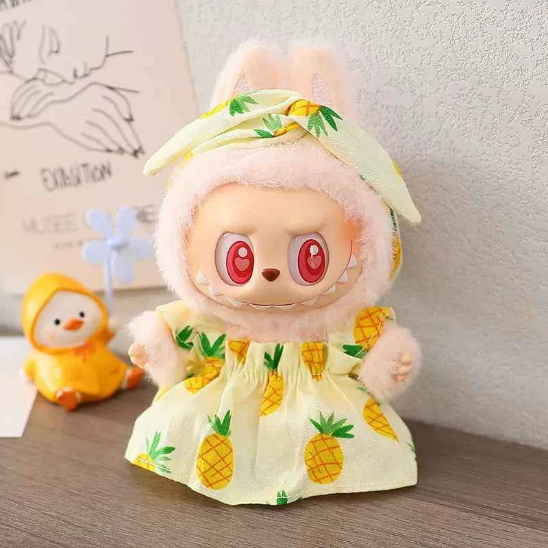 Flower Tulle Skirt Labubu Clothes | Handmade Labubu Outfit