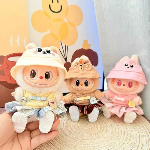 Animal Hats Labubu Clothes | Handmade Labubu Outfit