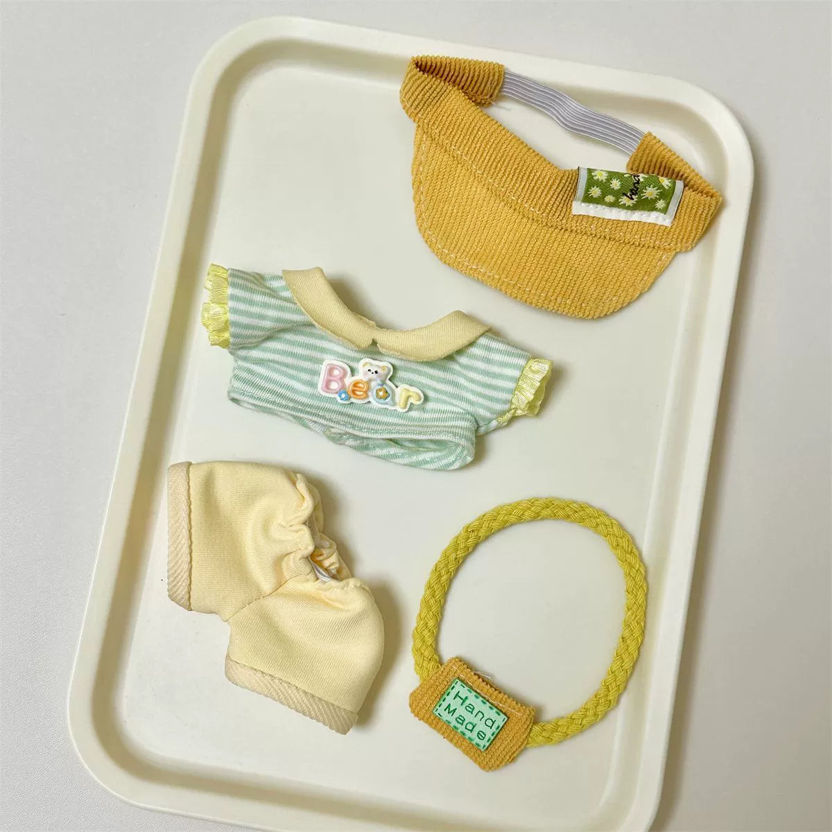 Bright Summer Labubu Clothes | Handmade Labubu Outfit - Soft Friend