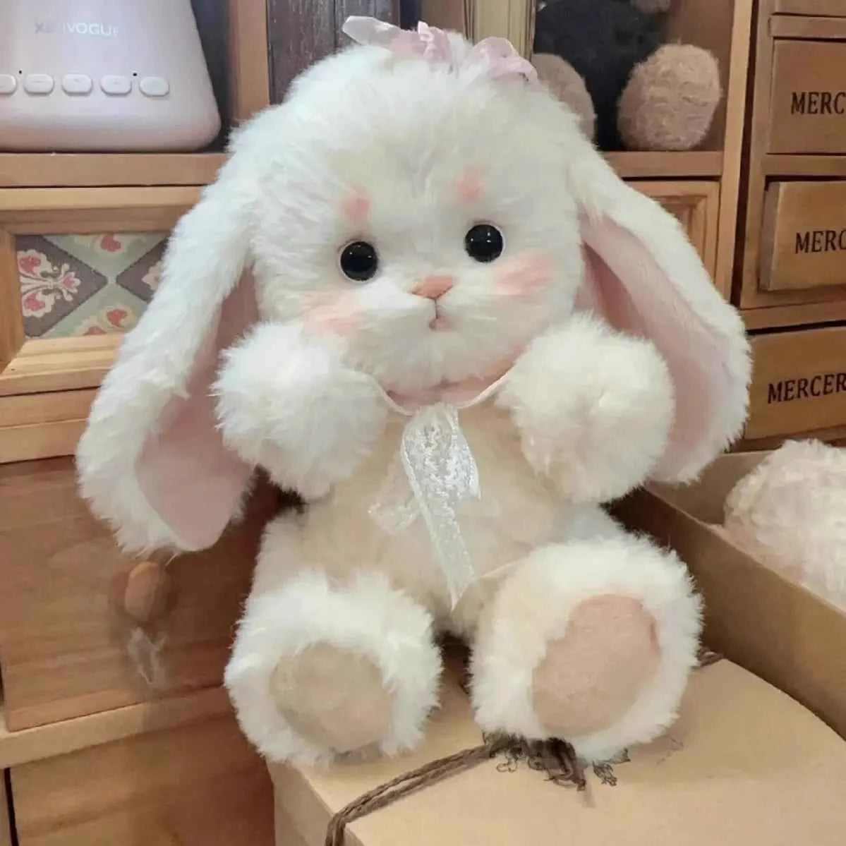 11" Adorkable Loppy Eared Rabbit Stuffed Animal Kawaii Plush Toy