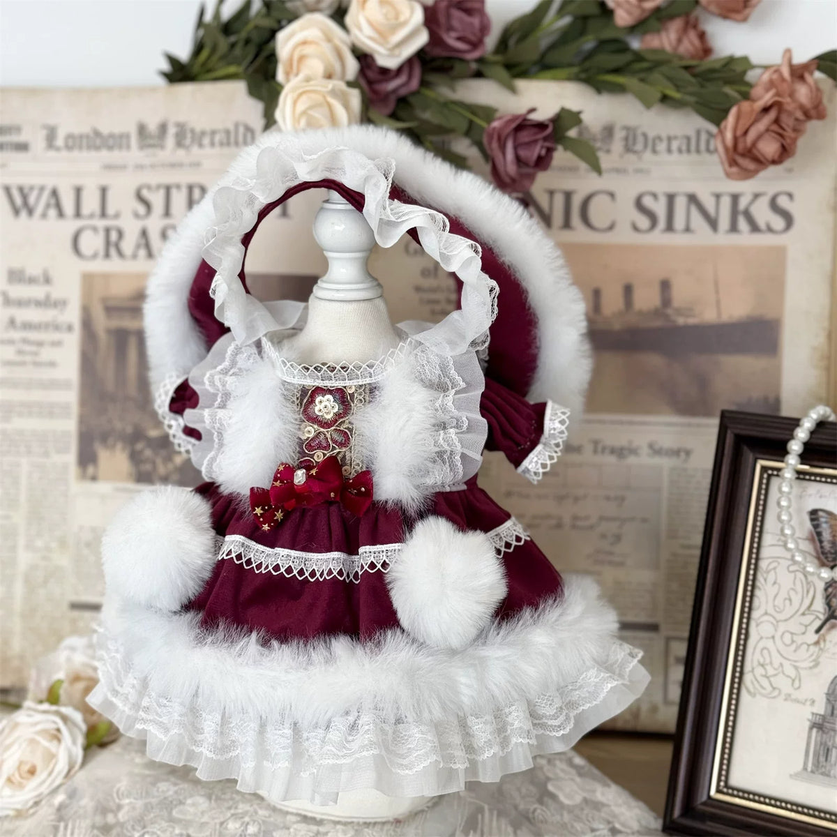 [In Stock] Sisiva New Year's Snow Outfits for 10cm/15cm/20cm/40cm Dolls
