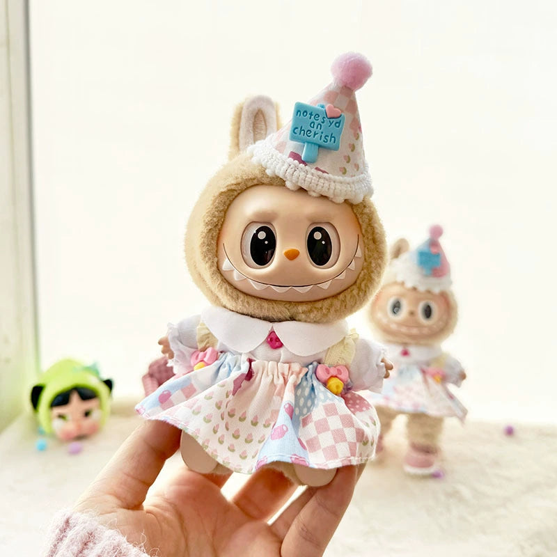 Macaron Cake Labubu Clothes | Handmade Labubu Outfit - Soft Friend