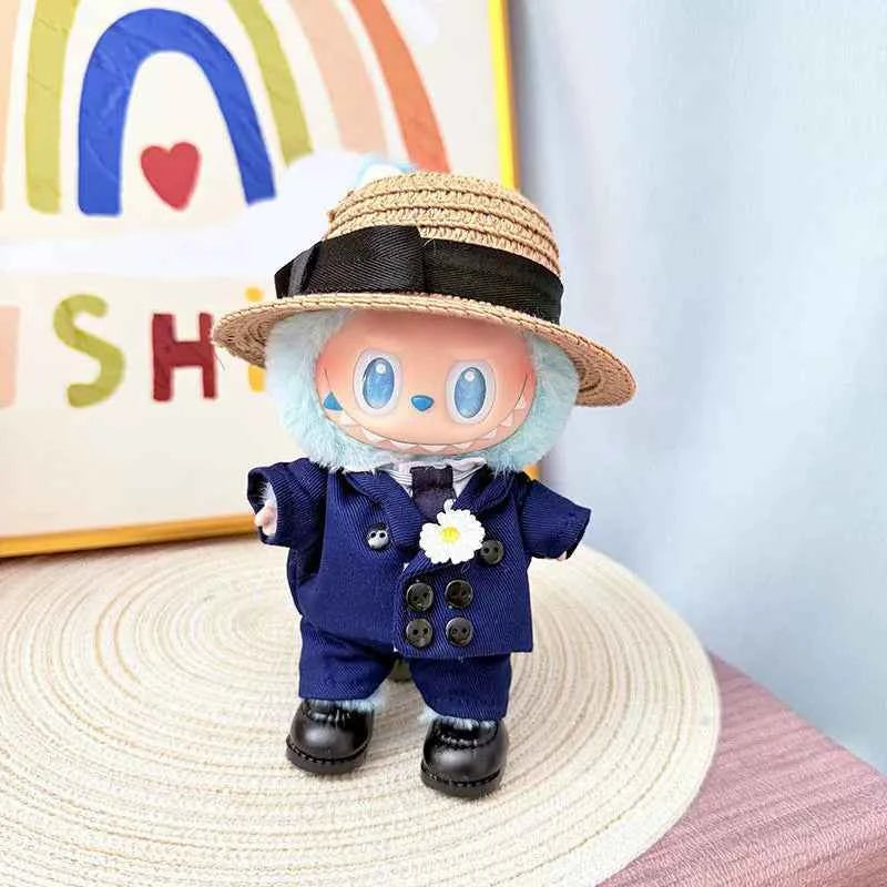 Flower Gentleman Labubu Clothes | Handmade Labubu Outfit