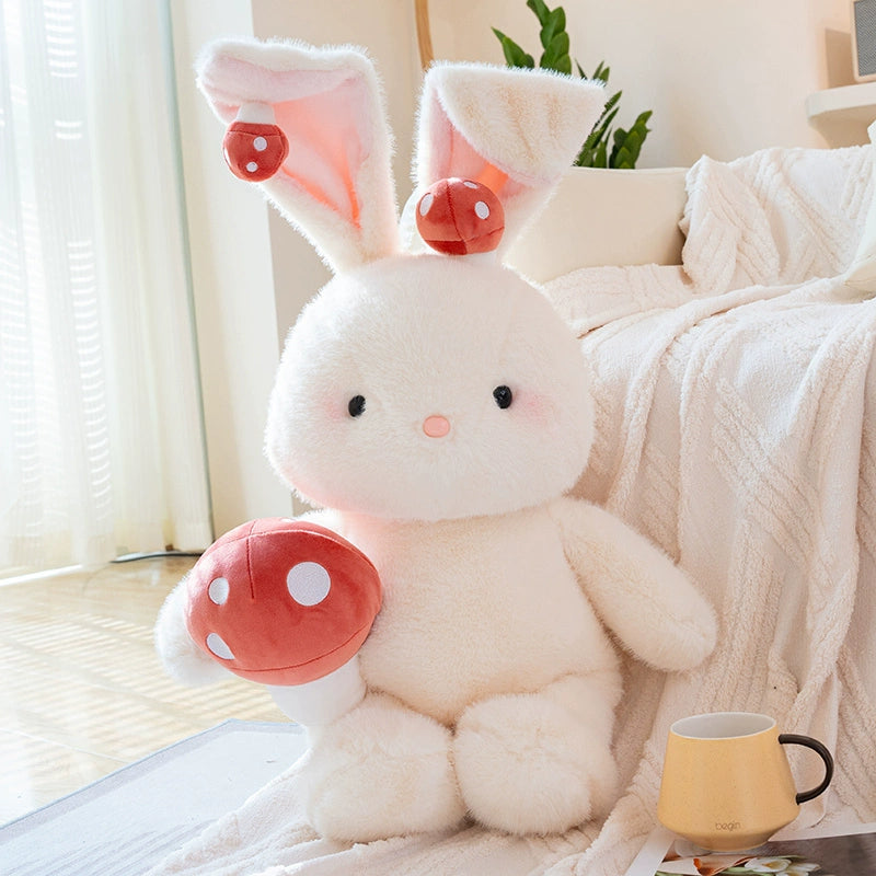 Mushroom Rabbit Stuffed Animal Kawaii Plush Toy - Soft Friend