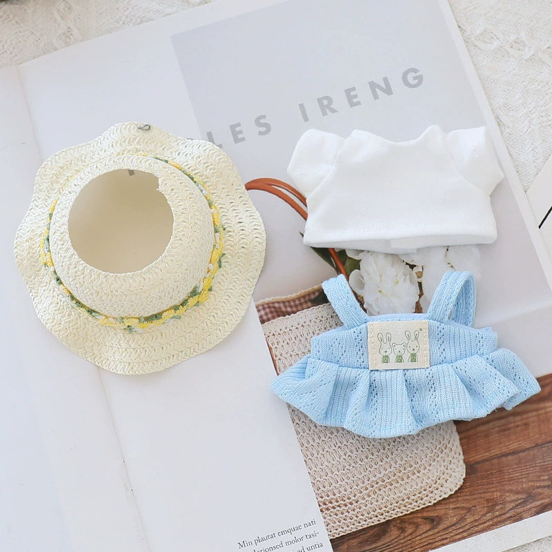 Summer Flower Labubu Clothes | Handmade Labubu Outfit - Soft Friend