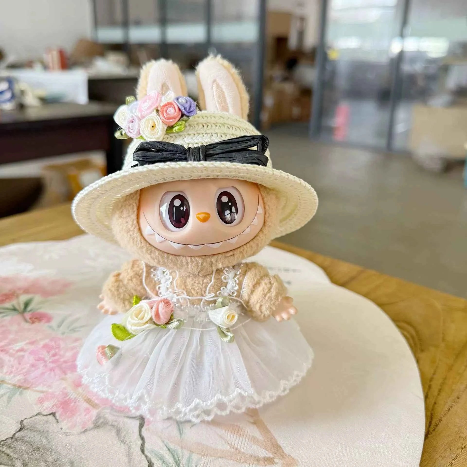Flower Field Labubu Clothes | Handmade Labubu Outfit