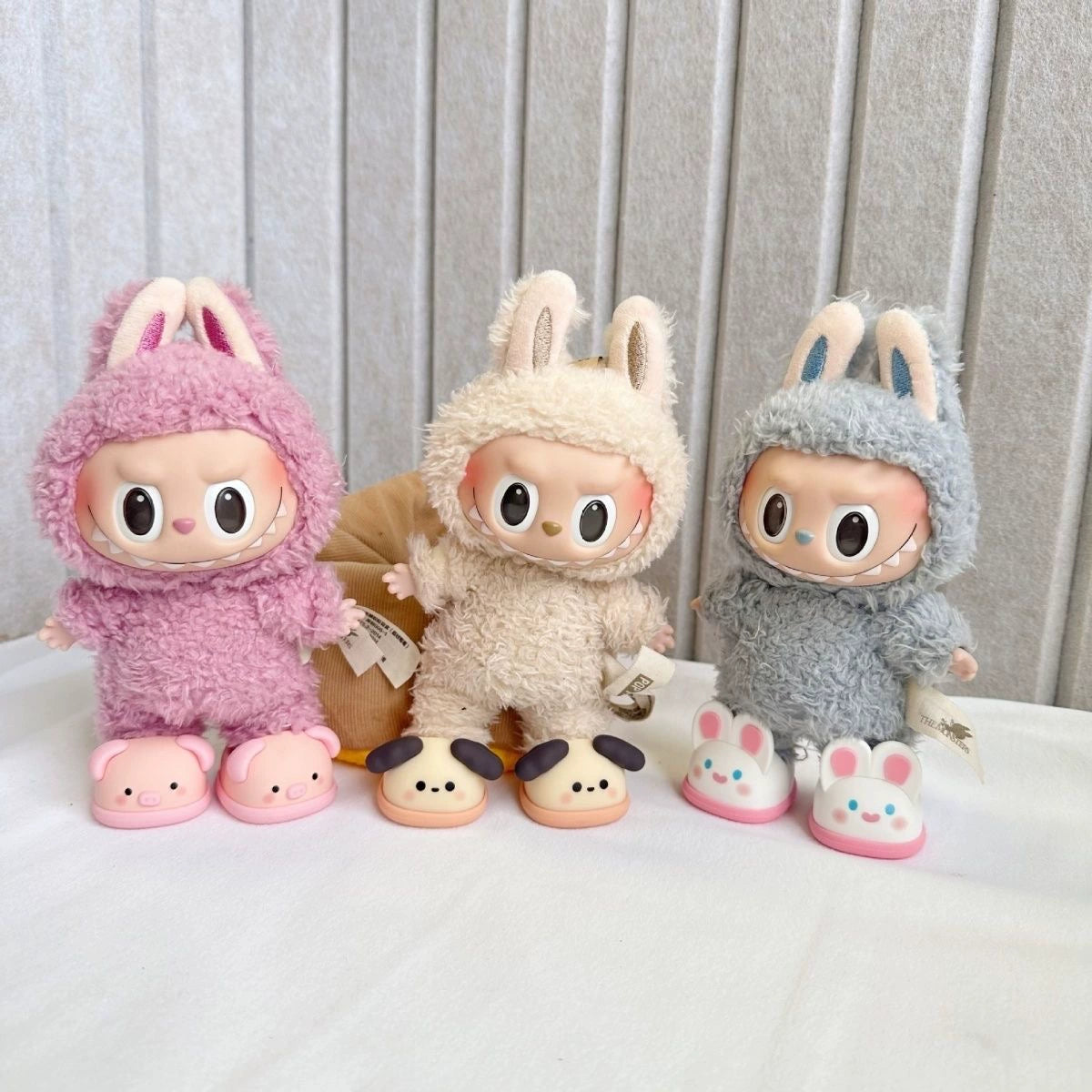 Cartoon Animal Slippers for Labubu - Soft Friend