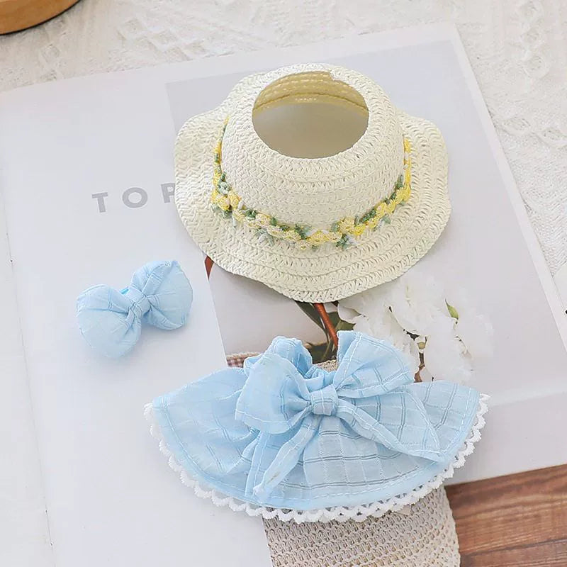 Summer Flower Labubu Clothes | Handmade Labubu Outfit - Soft Friend