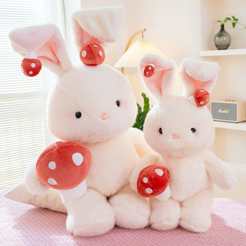 Mushroom Rabbit Stuffed Animal Kawaii Plush Toy - Soft Friend