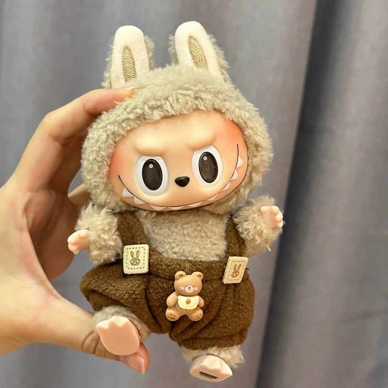 Bear Biscuit Labubu Clothes | Handmade Labubu Outfit - Soft Friend