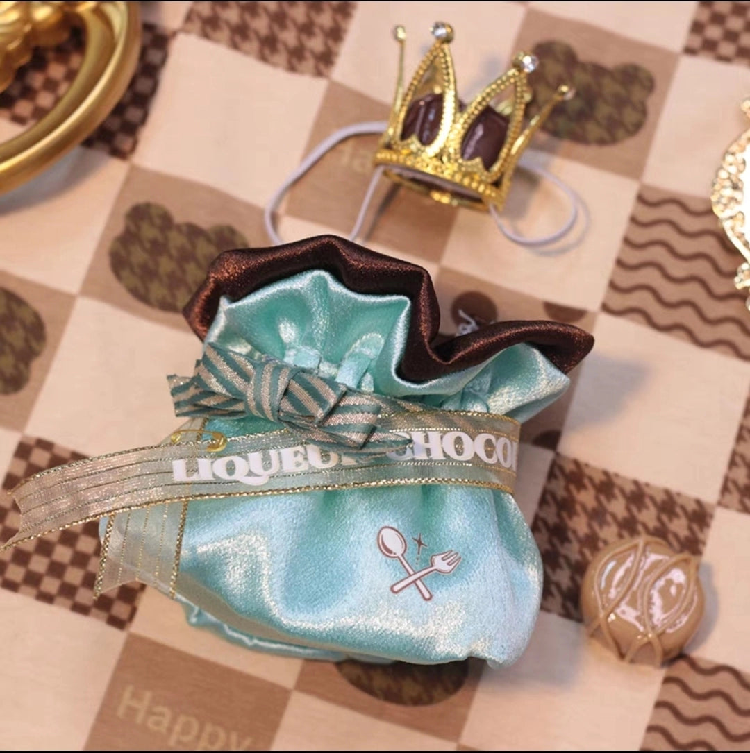 Wine-infused Chocolate Labubu Clothes | Handmade Labubu Outfit - Soft Friend