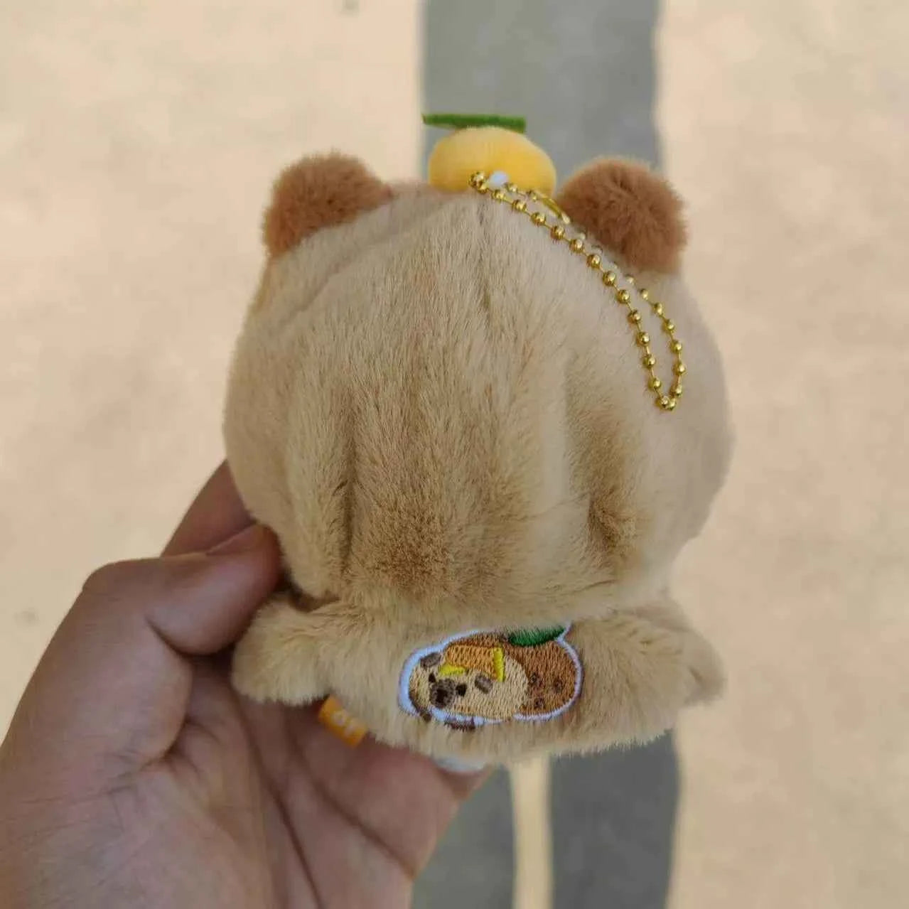 Orange Capybara Cloak