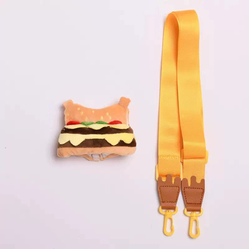 Hamburger Costume Labubu Clothes | Handmade Labubu Outfit - Soft Friend