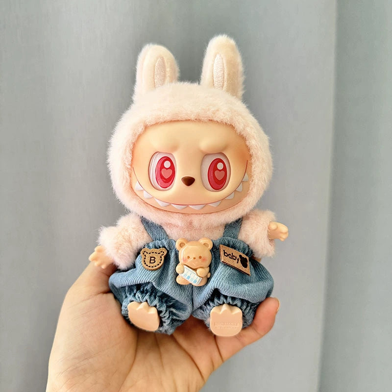 Bear Biscuit Labubu Clothes | Handmade Labubu Outfit - Soft Friend