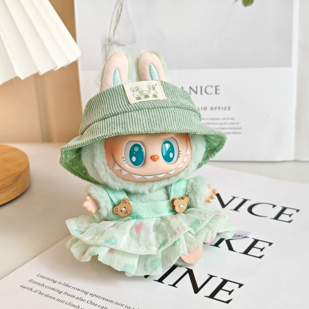 Summer Floral Labubu Clothes | Handmade Labubu Outfit - Soft Friend
