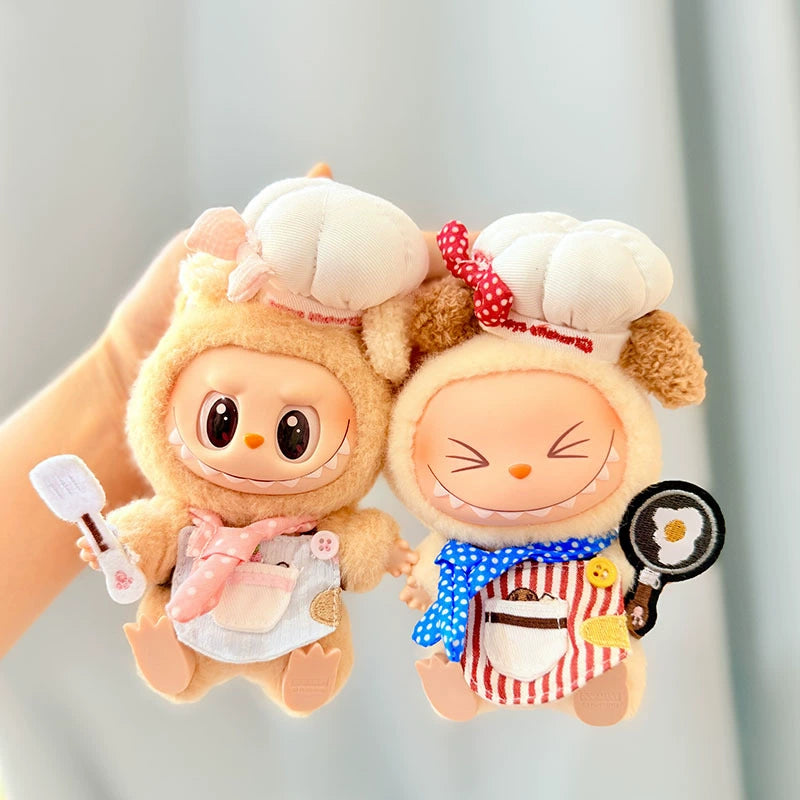 Big Chef Labubu Clothes | Handmade Labubu Outfit - Soft Friend