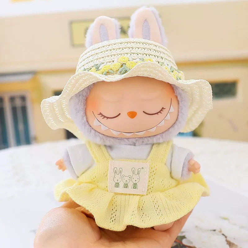 Summer Flower Labubu Clothes | Handmade Labubu Outfit - Soft Friend