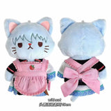 [In Stock] Pink Strawberry Bib Outfits for 10cm/15cm/20cm/40cm Dolls