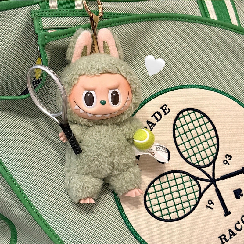 Tennis Racket & Ball Labubu Clothes | Handmade Labubu Outfit - Soft Friend