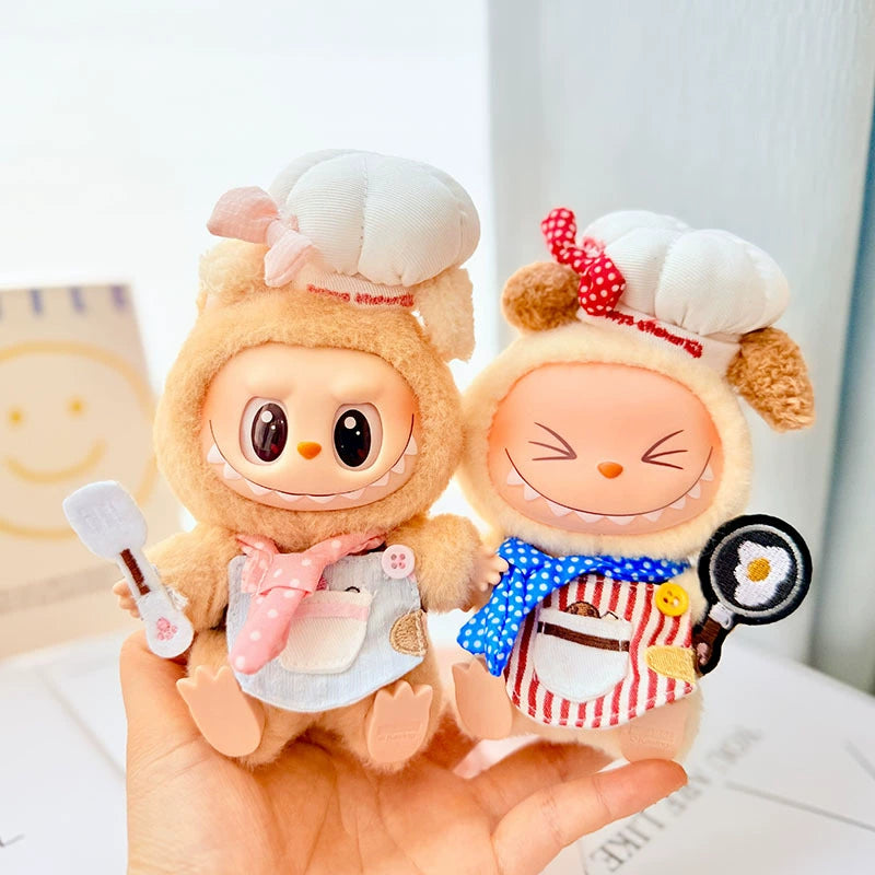 Big Chef Labubu Clothes | Handmade Labubu Outfit - Soft Friend