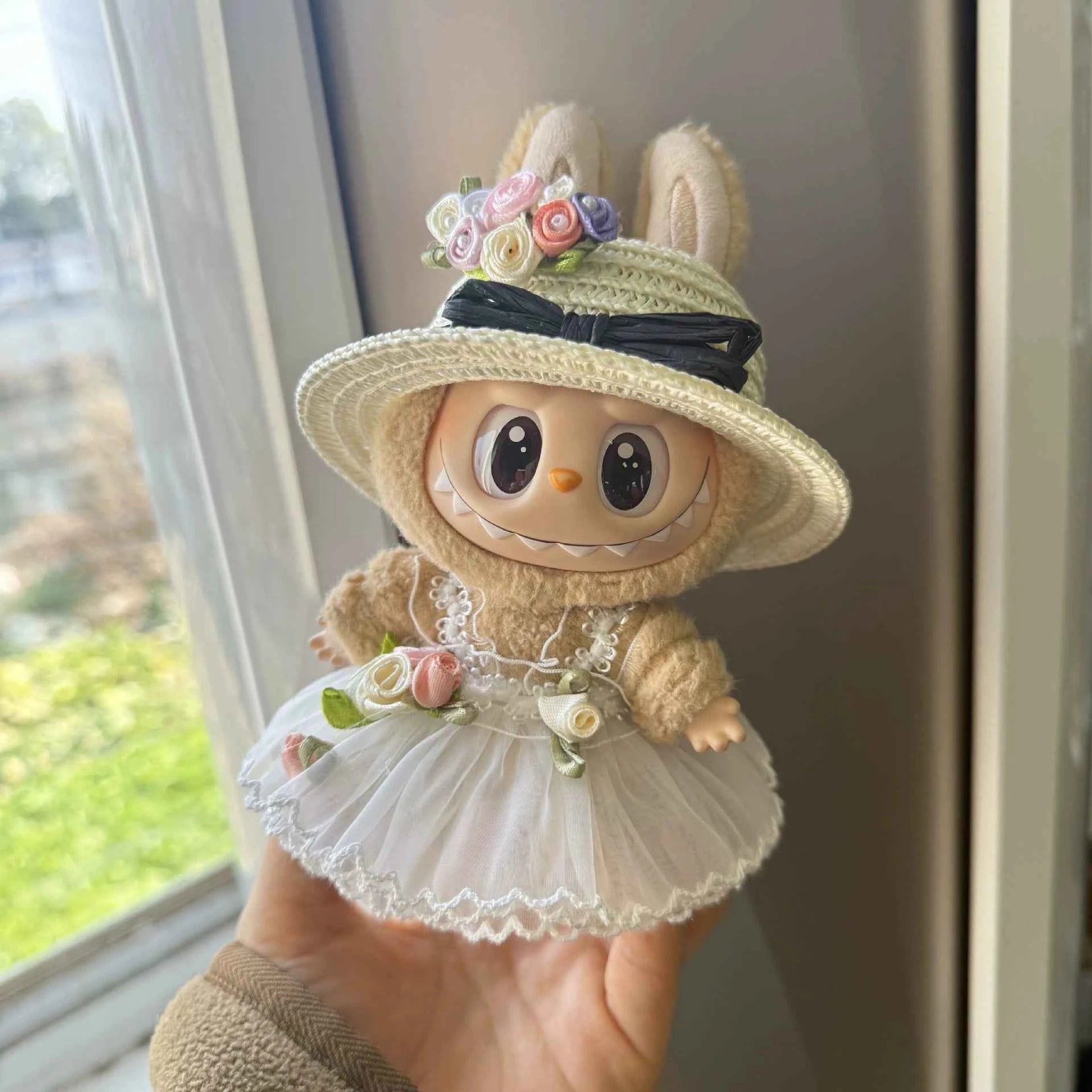 Flower Field Labubu Clothes | Handmade Labubu Outfit
