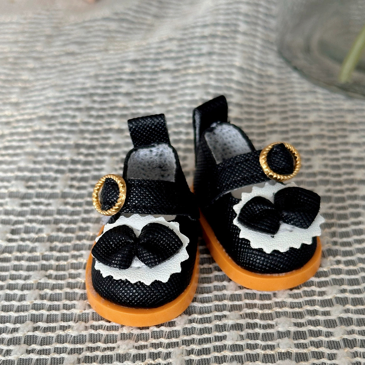 Bowknot Shoes Labubu Clothes | Handmade Labubu Outfit - Soft Friend