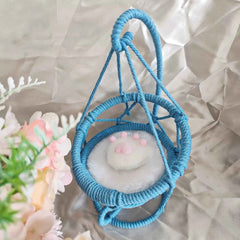 Hanging Basket Chair & Pillow