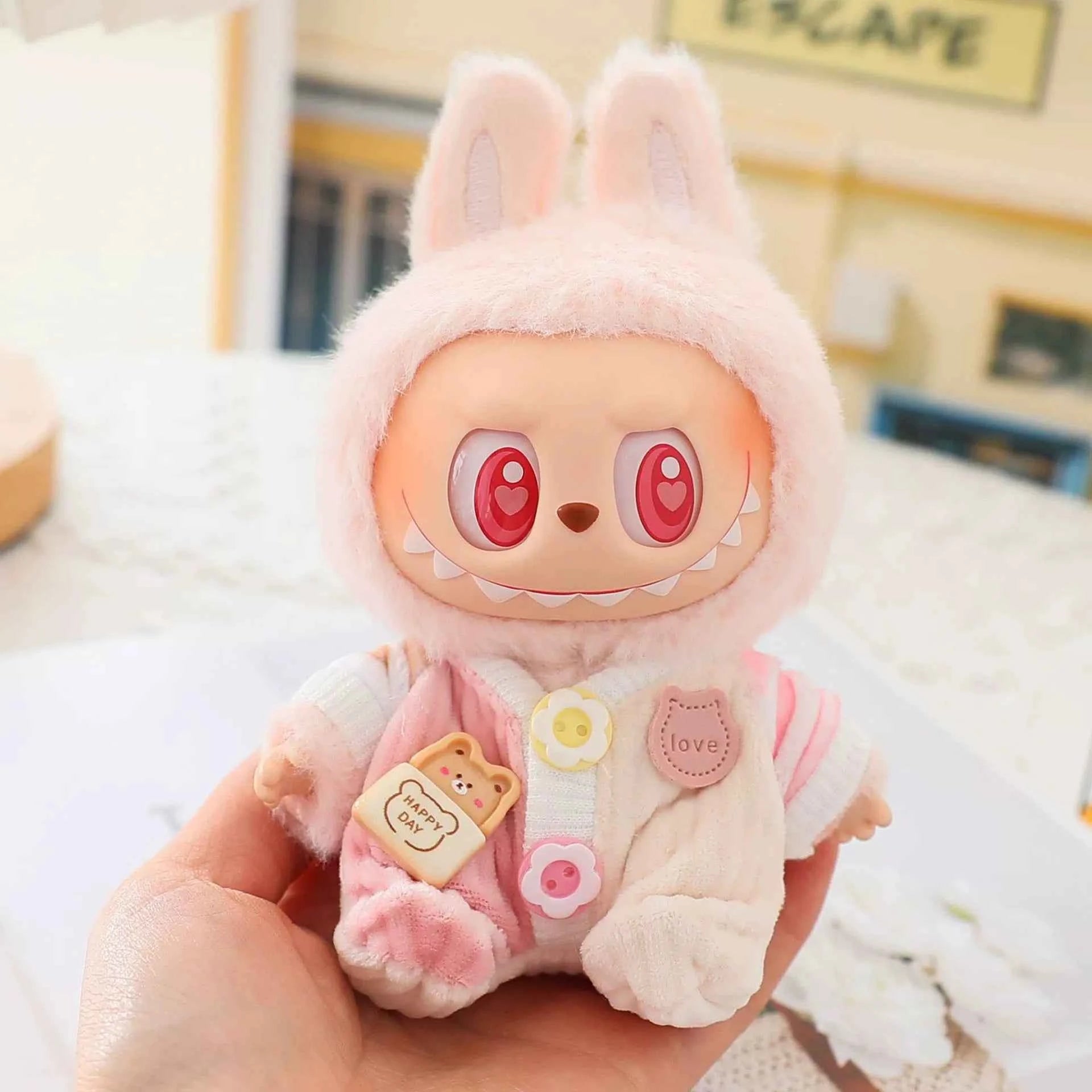 Bear Sleepwear Labubu Clothes | Handmade Labubu Outfit