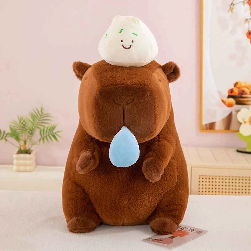 Steamed Bun Snot Capybara Plush Toy Stuffed Animal