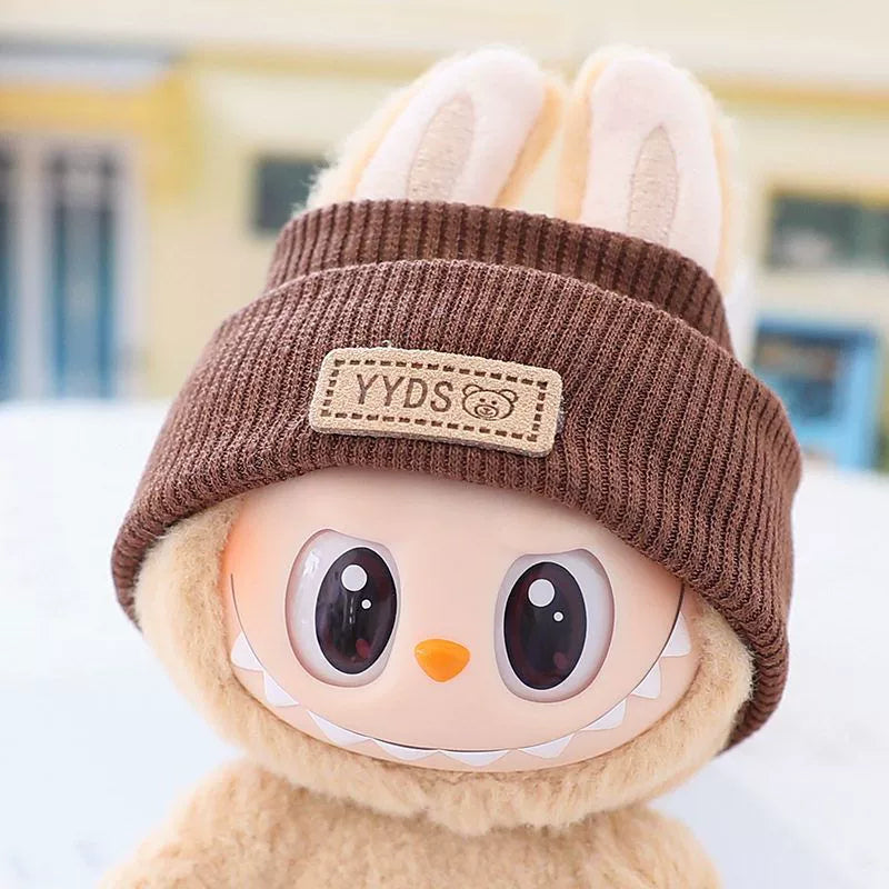 Knitted Hat Labubu Clothes | Handmade Labubu Outfit - Soft Friend