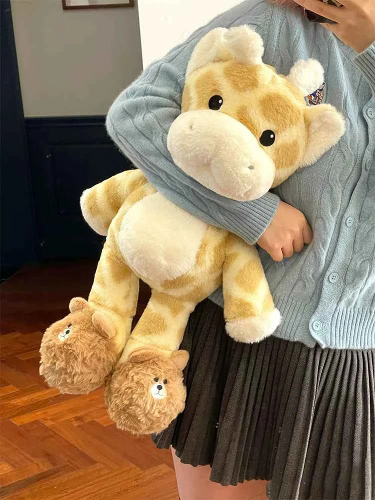 19.6" Cute Giraffe Stuffed Animal Kawaii Plush Toy