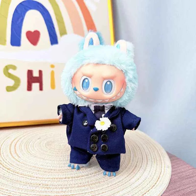 Flower Gentleman Labubu Clothes | Handmade Labubu Outfit
