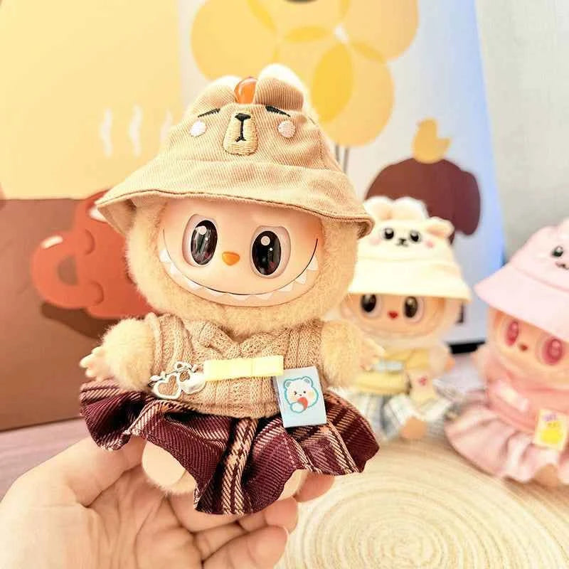 Animal Hats Labubu Clothes | Handmade Labubu Outfit