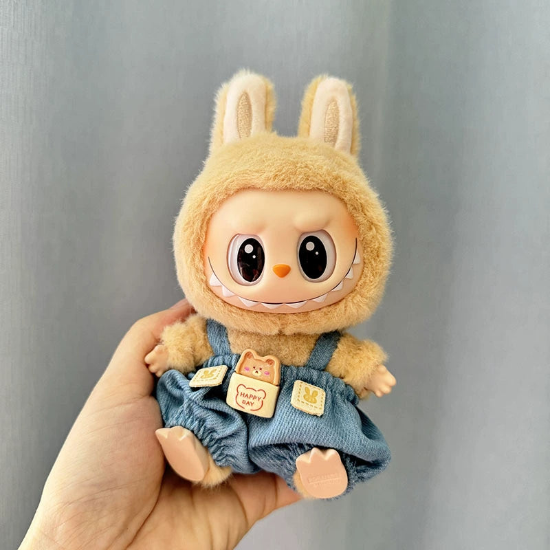 Bear Biscuit Labubu Clothes | Handmade Labubu Outfit - Soft Friend