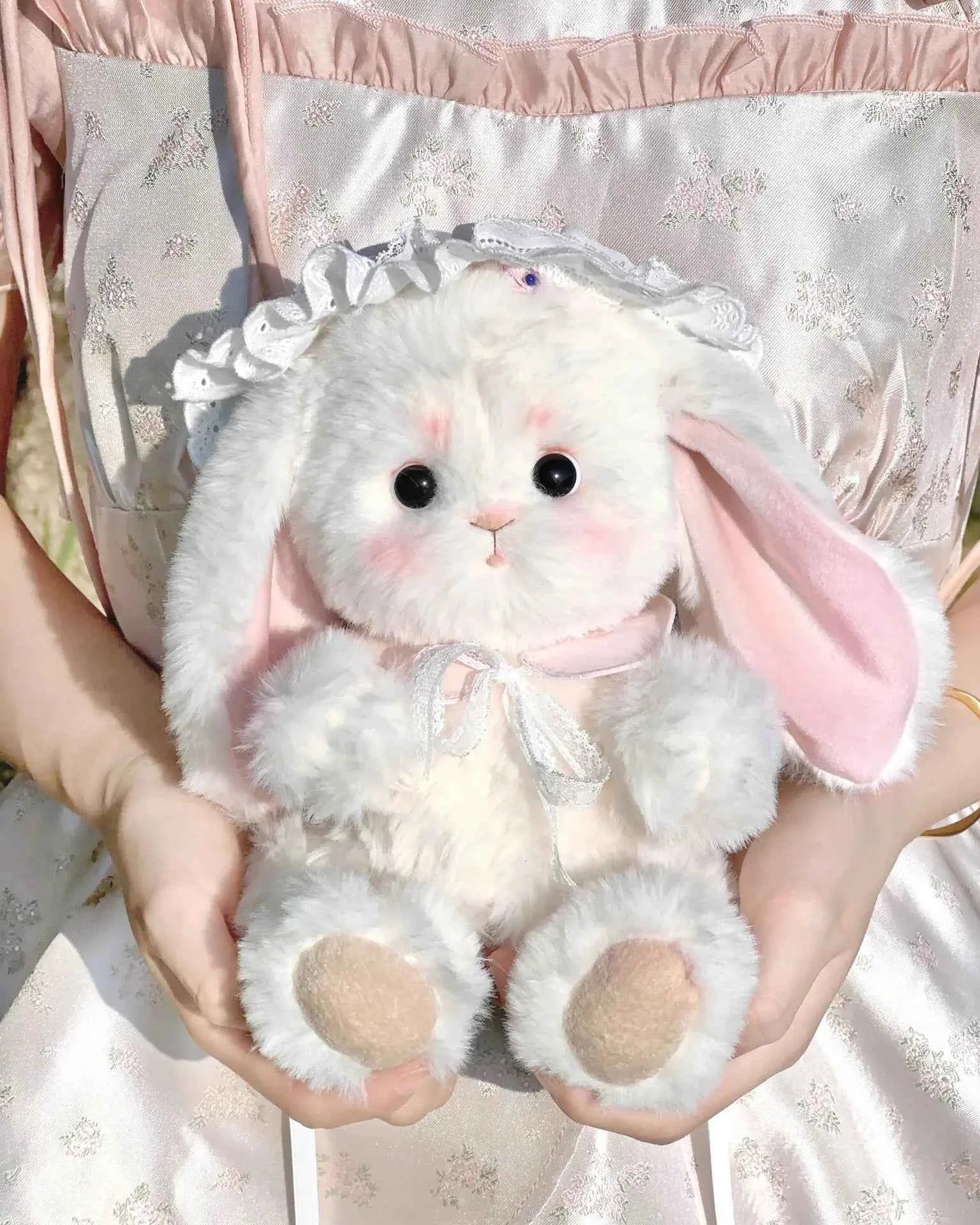 11" Adorkable Loppy Eared Rabbit Stuffed Animal Kawaii Plush Toy