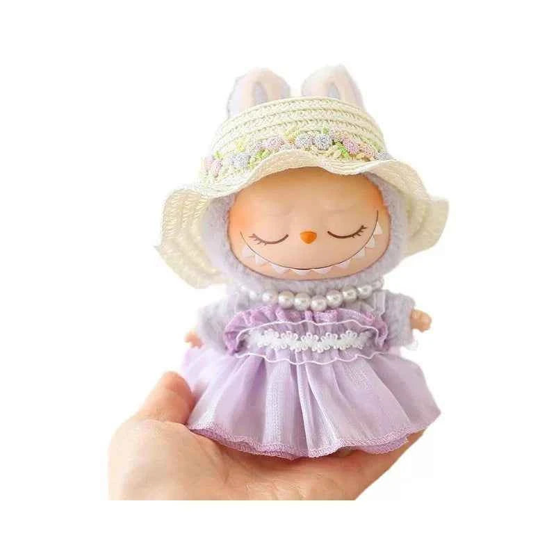 Summer Gauze Labubu Clothes | Handmade Labubu Outfit