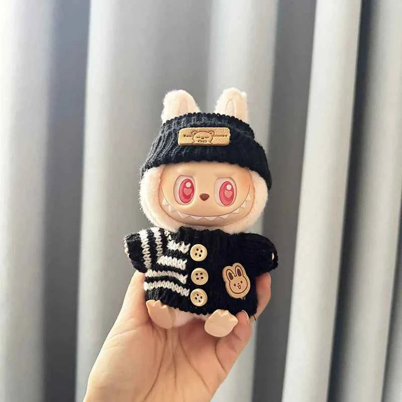 Bunny Sweater Labubu Clothes | Handmade Labubu Outfit
