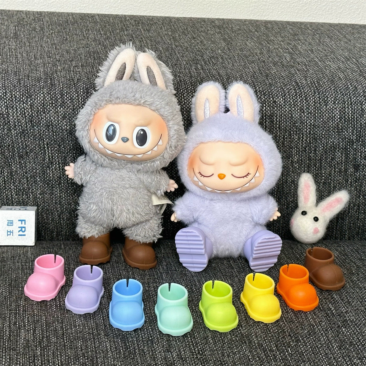 Rain Boots Labubu Clothes | Handmade Labubu Outfit - Soft Friend