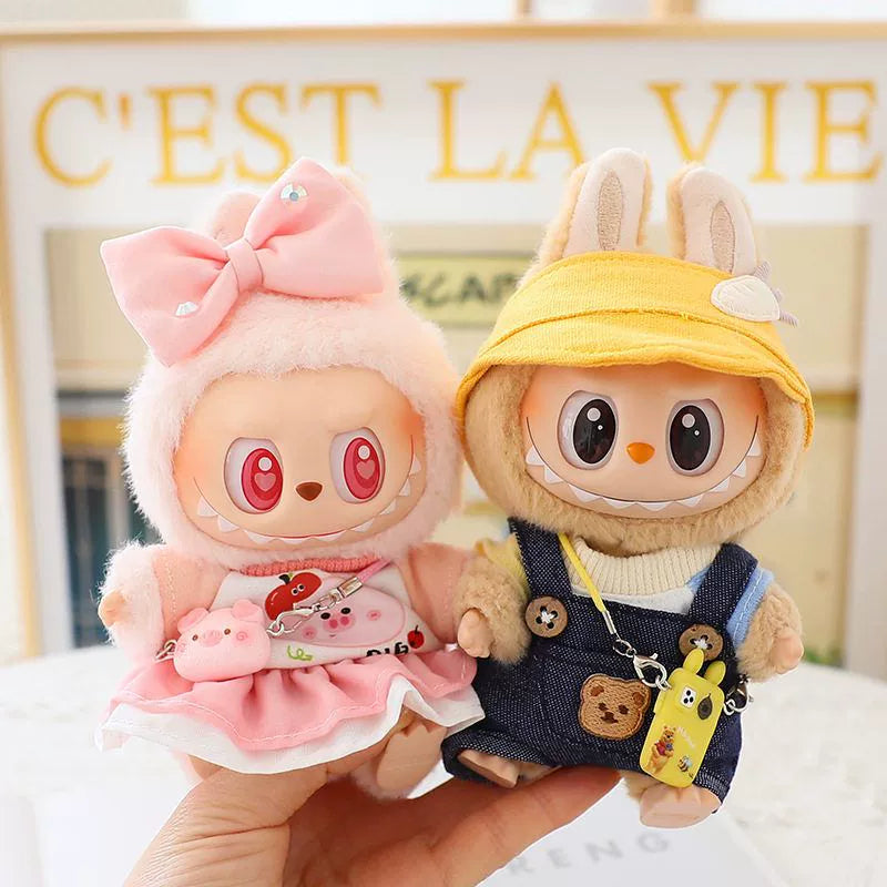 Pink Baby Labubu Clothes | Handmade Labubu Outfit - Soft Friend