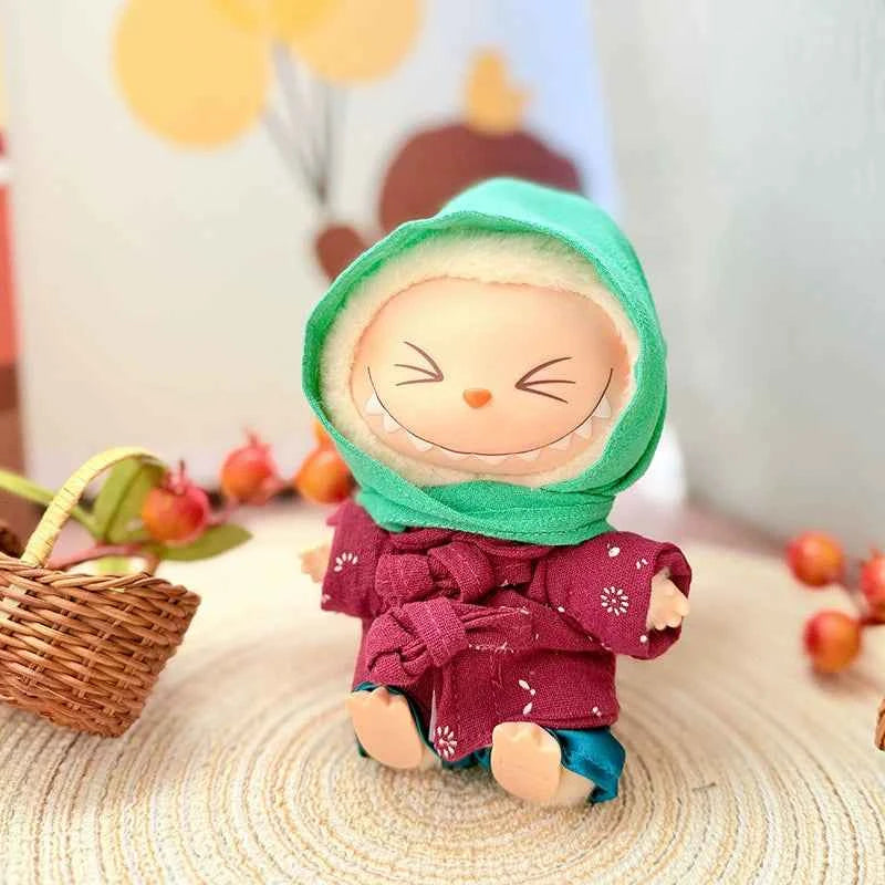 Countryside Girl Labubu Clothes | Handmade Labubu Outfit