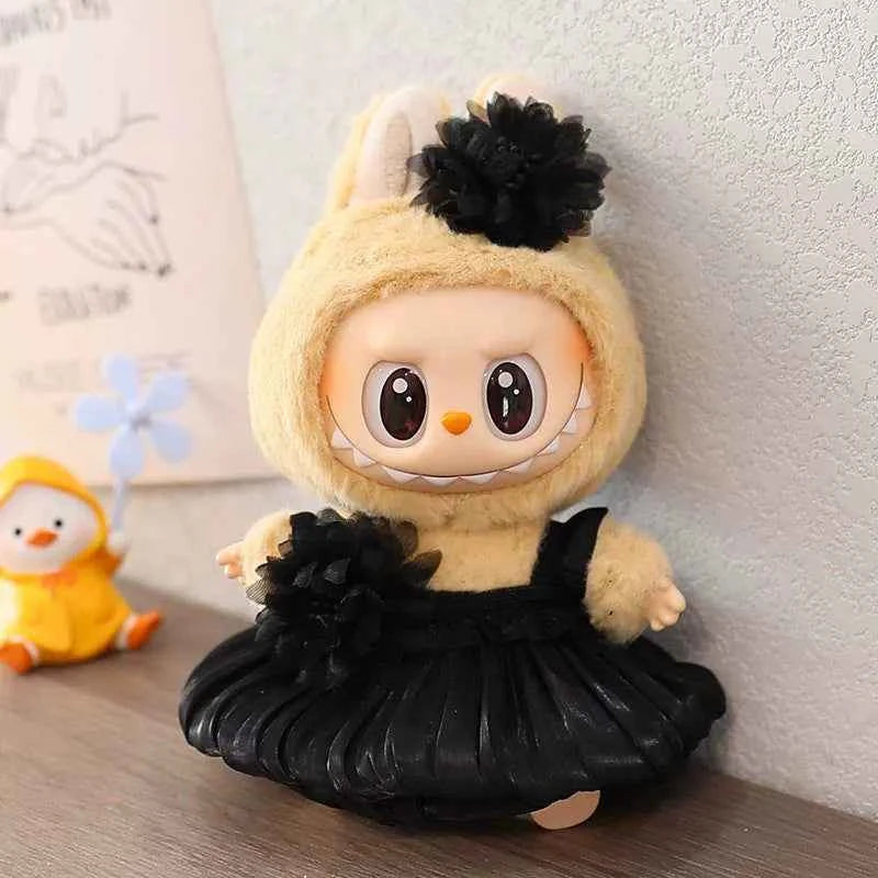 Flower Tulle Skirt Labubu Clothes | Handmade Labubu Outfit