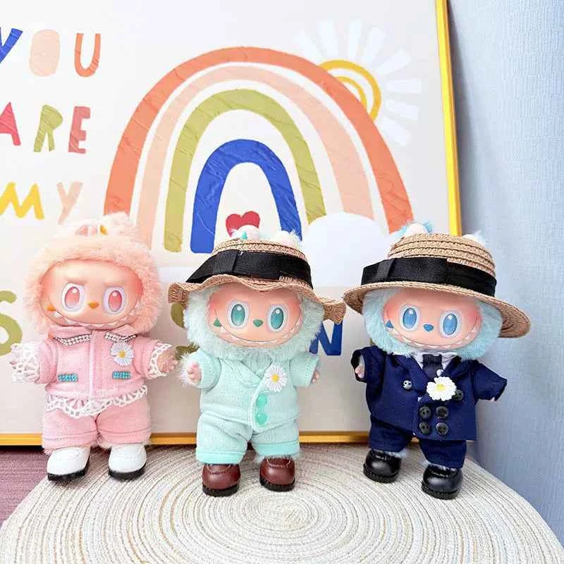 Flower Gentleman Labubu Clothes | Handmade Labubu Outfit