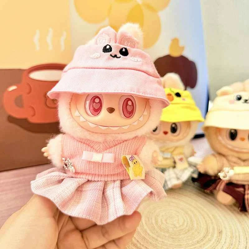 Animal Hats Labubu Clothes | Handmade Labubu Outfit