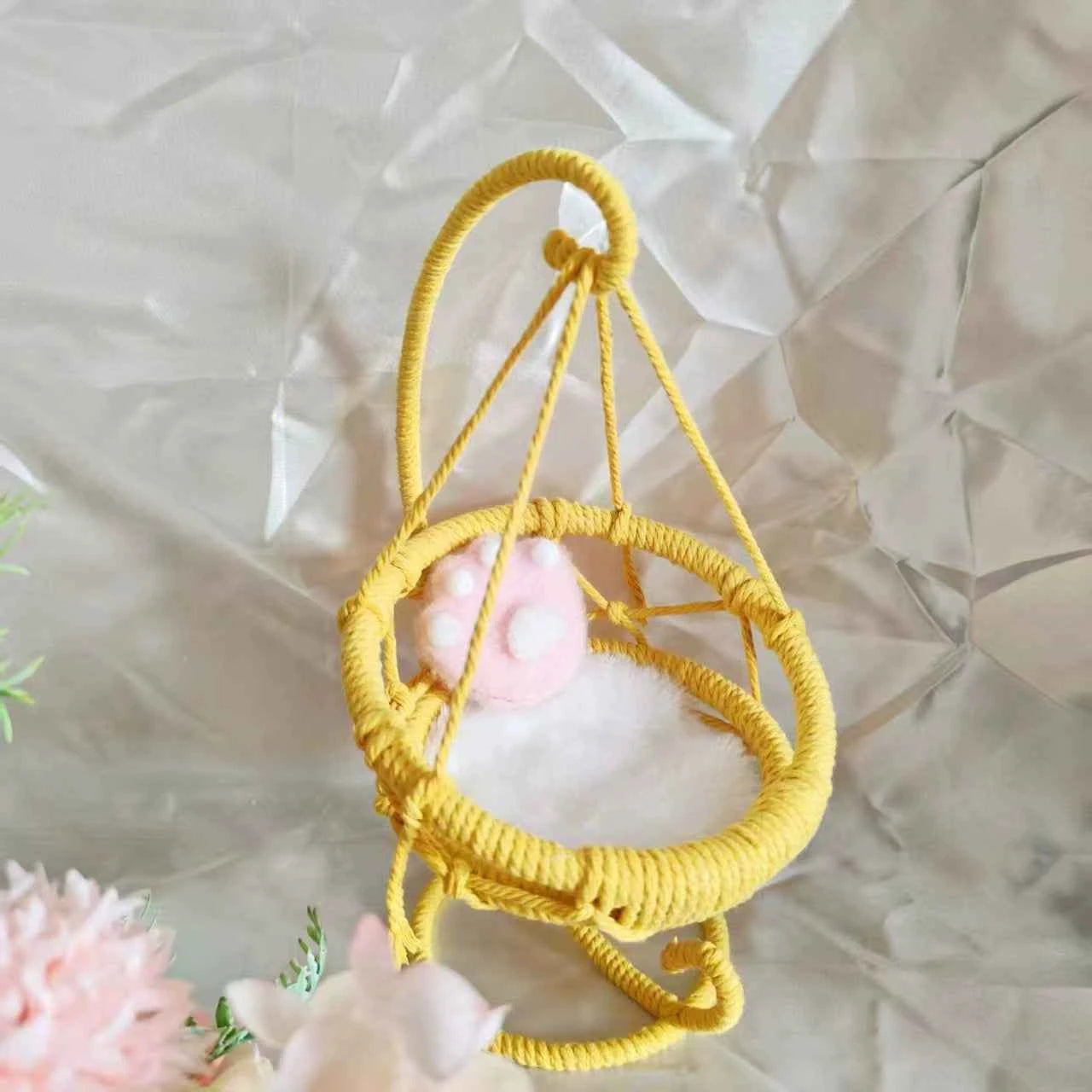 Hanging Basket Chair & Pillow